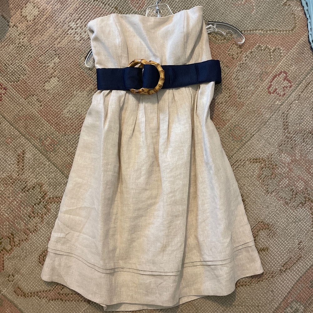 Molly B belted linen dress